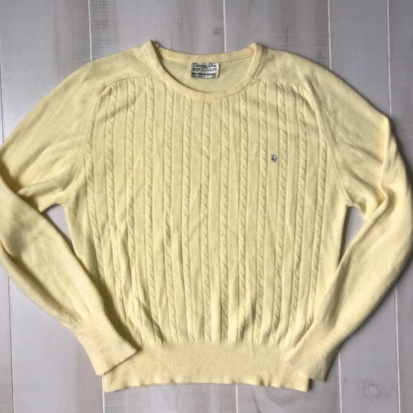 M Christian Dior Actifs Vintage Yellow 